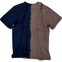 Load image into Gallery viewer, Shibori Tie-Dyed Loop Wheel Organic Cotton T-shirt Short slv “Malayan Tapir”