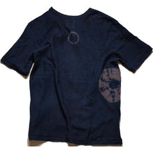 Load image into Gallery viewer, Shibori Tie-Dyed Loop Wheel Organic Cotton T-shirt Short slv “Too Much”