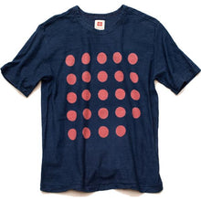 Load image into Gallery viewer, Shibori Tie-Dyed Loop Wheel Organic Cotton T-shirt Short slv “Eyes of Ohm”