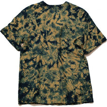Load image into Gallery viewer, Shibori Tie-Dyed Loop Wheel Organic Cotton T-shirt Short slv “Scattered Leaves”