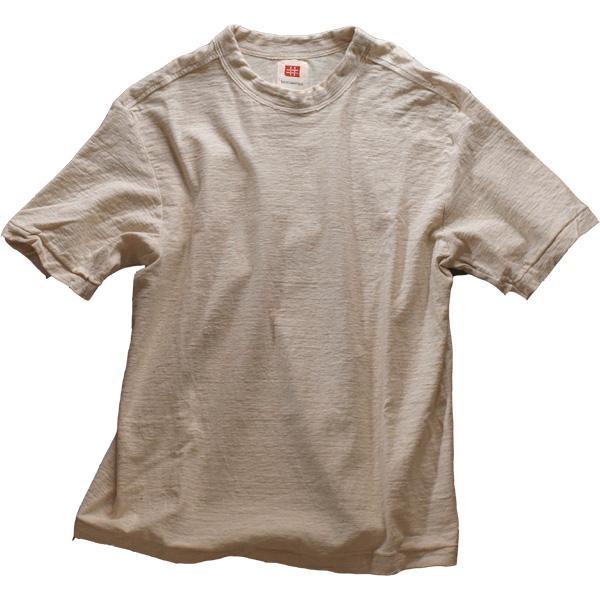Un-dyed Loop Wheel Organic Cotton T-shirt Short sleeve / Long sleeve