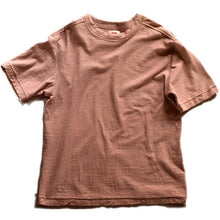 Load image into Gallery viewer, Plain Color Loop Wheel Organic Cotton T-shirts Haizakura-iro Short sleeve / Long sleeve
