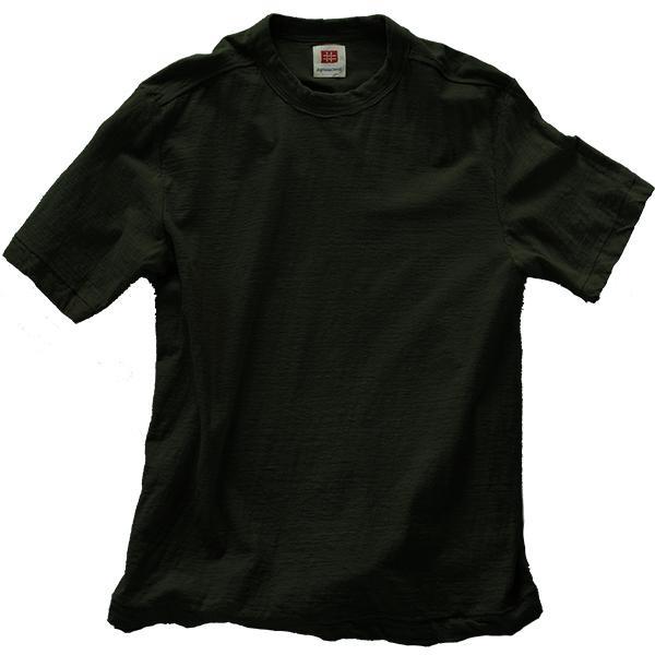 Plain Color Loop Wheel Organic Cotton T-shirts Kenbouguro-iro Short sleeve / Long sleeve