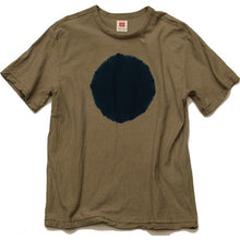 Load image into Gallery viewer, Shibori Tie-Dyed Loop Wheel Organic Cotton T-shirt Short slv “Maru”
