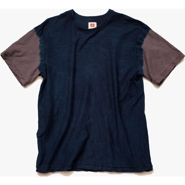 Shibori Tie-Dyed Loop Wheel Organic Cotton T-shirt Short slv “Sleeves”