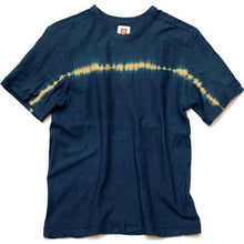 Load image into Gallery viewer, Shibori Tie-Dyed Loop Wheel Organic Cotton T-shirt Short slv “Flatliner”
