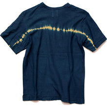 Load image into Gallery viewer, Shibori Tie-Dyed Loop Wheel Organic Cotton T-shirt Short slv “Flatliner”
