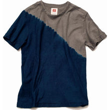 Load image into Gallery viewer, Shibori Tie-Dyed Loop Wheel Organic Cotton T-shirt Short slv “Scarface”
