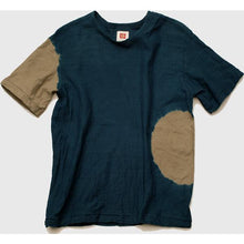 Load image into Gallery viewer, Shibori Tie-Dyed Loop Wheel Organic Cotton T-shirt Short slv “Side Circle”
