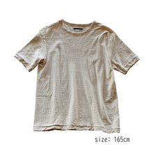 Load image into Gallery viewer, Un-dyed Loop Wheel Organic Cotton T-shirt Short sleeve / Long sleeve
