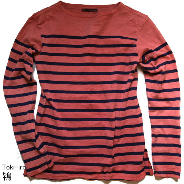 Loop Wheel Knit Basque Shirt – Natural Dye Studio tezomeya Kyoto
